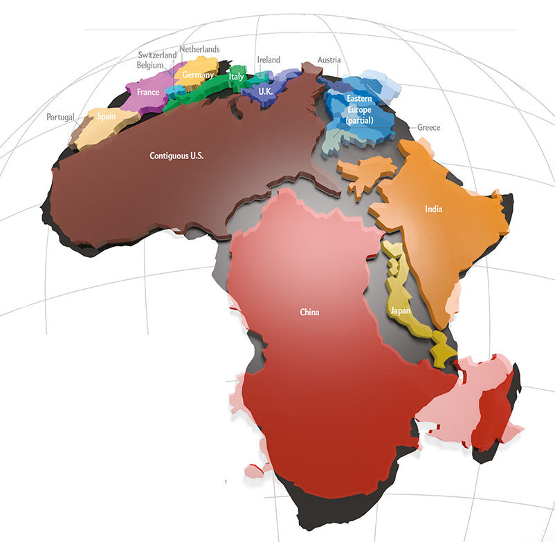 Africa is big