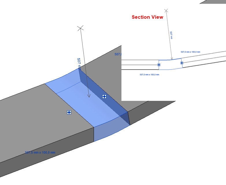 Cable tray bend radius