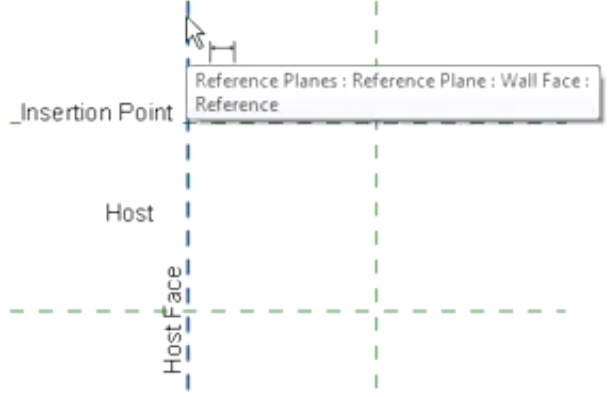 Family instance reference plane