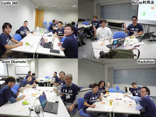 Japan hackathon teams