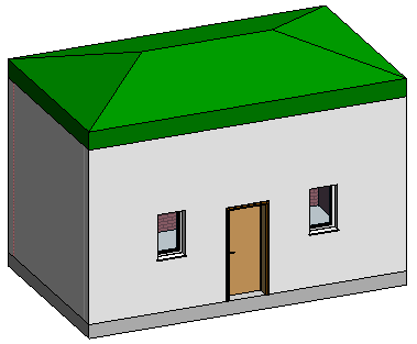 Little house 3D view