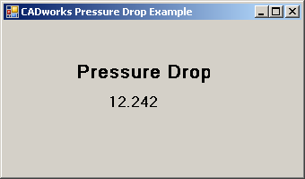 Pressure drop of a fitting