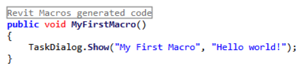 Macro source code