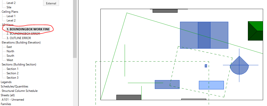 Bounding box rotated 0 degrees