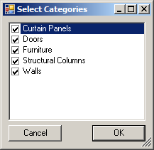 Selecting categories