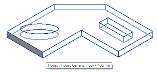 Sample floor element