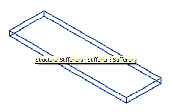 Revit 2014 stiffener family loaded from memory with family and symbol name