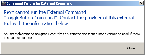 Zero document context requires manual transaction mode