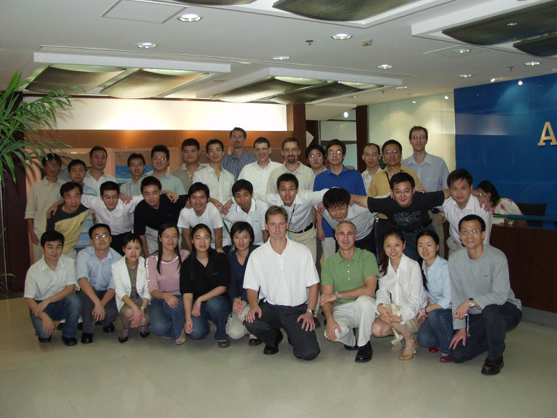 Zhong October 2005, some of Manchester team visited Shanghai ACAD BSD team