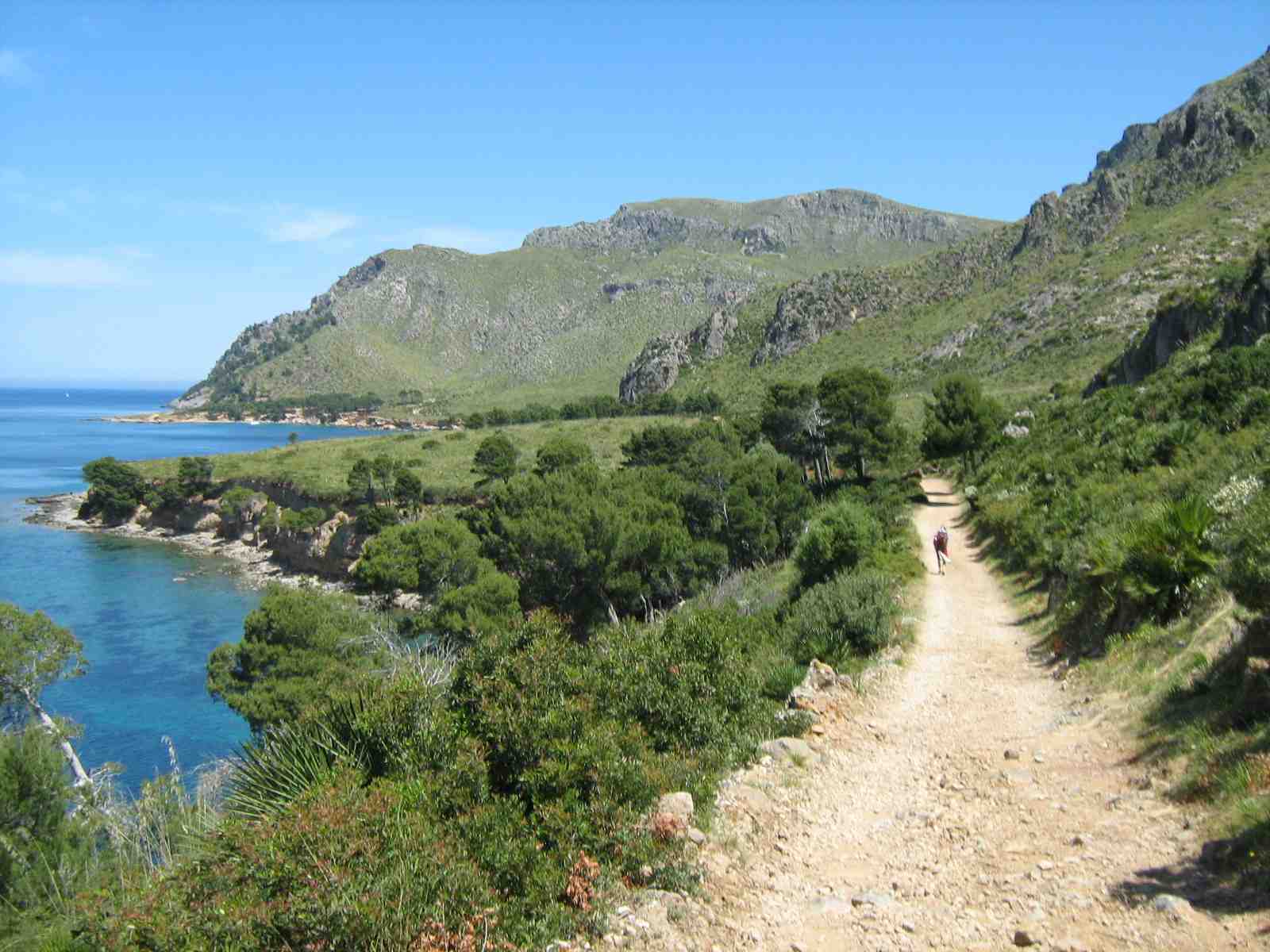 Lonesome path on Mallorca