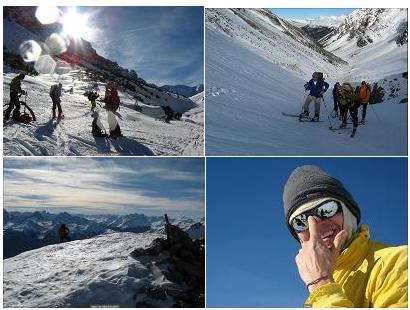 Ski tour on Arosa Rothorn