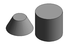 BRepBuilder cone and cylinder