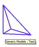 DirectShape tetrahedron
