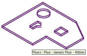 Floor with sketch