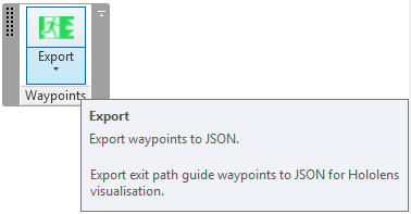 ExportWaypointsJson ribbon panel