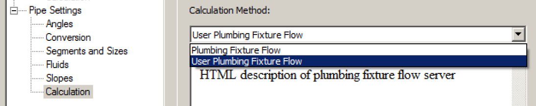 User plumbing fixture flow