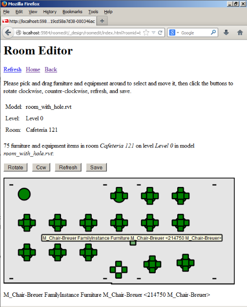 Room editor in browser