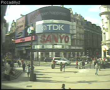 Webcam image of Picadilly Circus