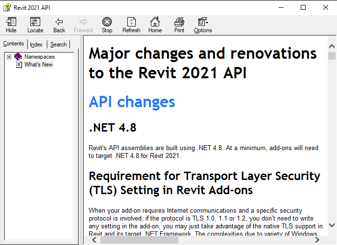 Revit 2021 API help on What's New
