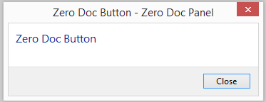 Zero document state external command displaying a task dialogue